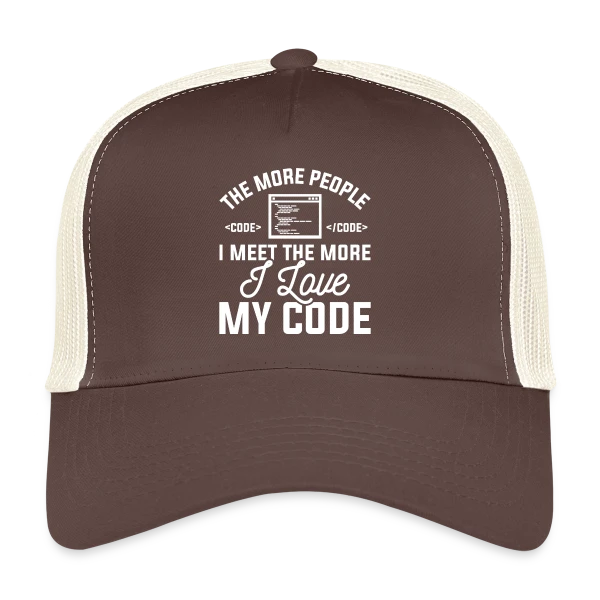 'I Love My Code' - Développeur Passionné sur Casquette trucker