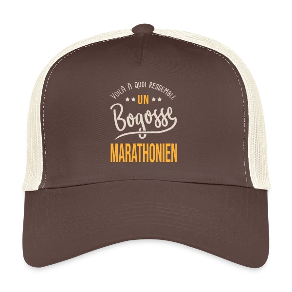 Running Bogosse Marathonien - Idée Cadeau Marathon sur Casquette trucker