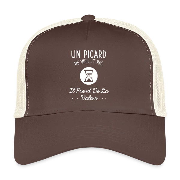 Un Picard ne Vieillit Pas, il Prend de la Valeur - Humour Régional sur Casquette trucker
