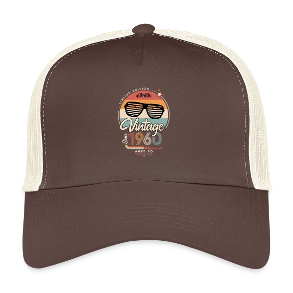 Vintage Depuis 1960 : L'Année Fondatrice sur Casquette trucker