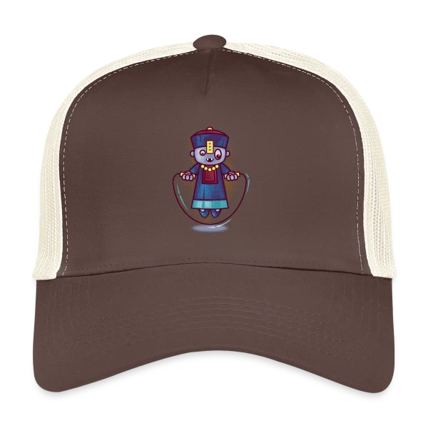 Le Vampire Sauteur Chinois sur Casquette trucker
