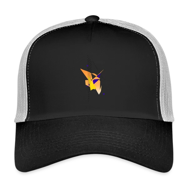 Formes Abstraites Dynamiques sur Casquette trucker