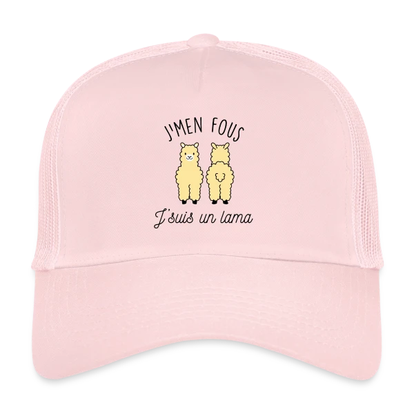"J'men fous j'suis un lama" - Humour Décalé sur Casquette trucker
