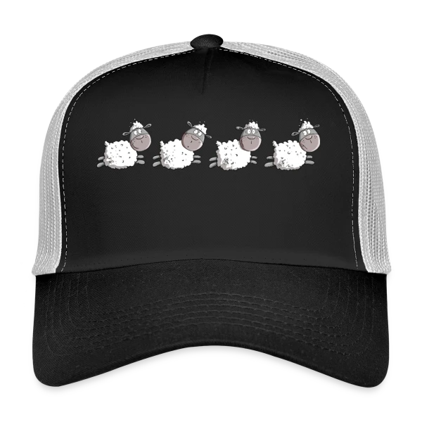 Moutons Rigolos sur Casquette trucker