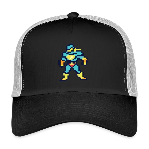 Super-Héros Rétro Sammy sur Casquette trucker