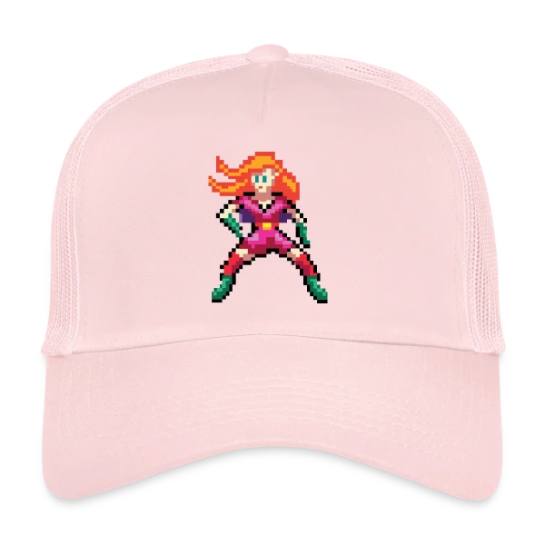 Super-Héroïne Rouge sur Casquette trucker