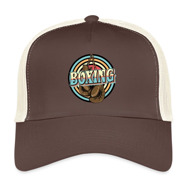 Boxe - Design Cool avec Gants de Boxe sur Casquette trucker