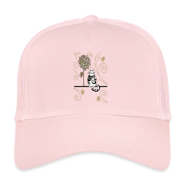 Félin Mystérieux sur Casquette trucker