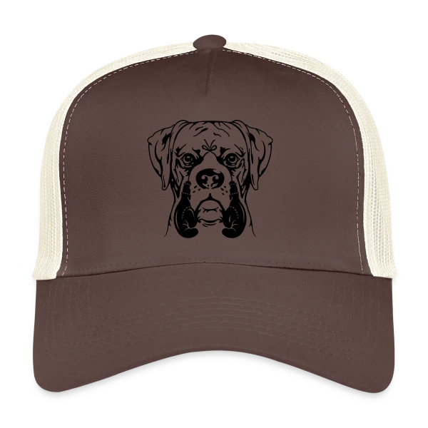 Jeune Boxer, Chien Combattant sur Casquette trucker