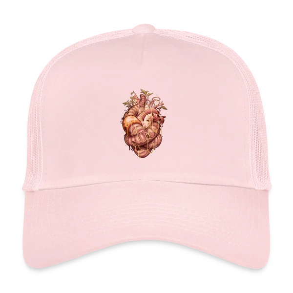 Cœur Intemporel sur Casquette trucker