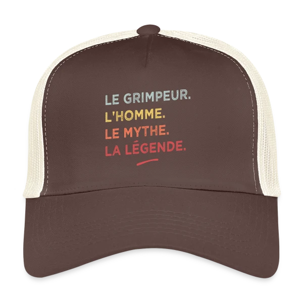Le Grimpeur : L'Homme, Le Mythe, La Légende sur Casquette trucker