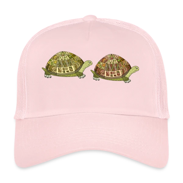 Tortue Élégante sur Casquette trucker