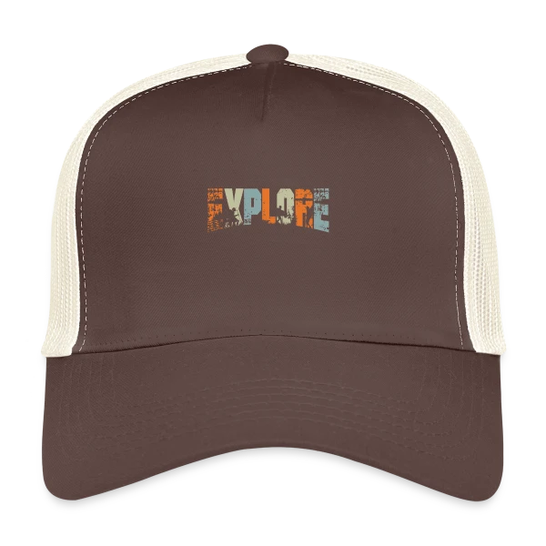 Esprit Aventure Rétro sur Casquette trucker