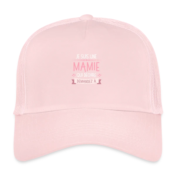 Mamie Qui Déchire : Demandez aux [Prénoms Personnalisés] sur Casquette trucker