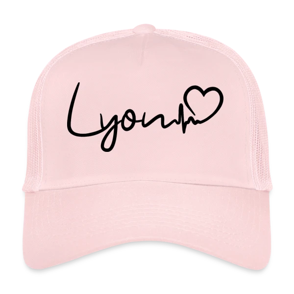 Lyon Battement de Cœur sur Casquette trucker