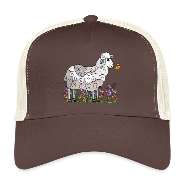 Mouton Doux Rêveur sur Casquette trucker