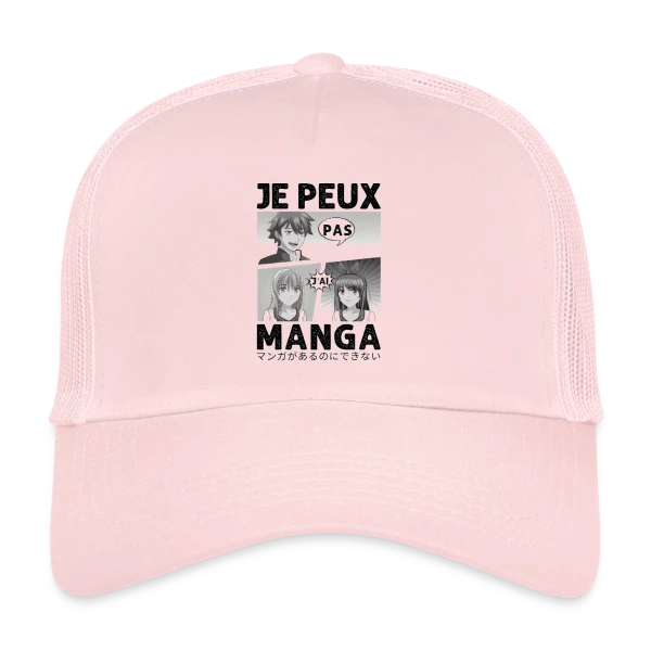Je peux pas, j'ai manga : l'excuse parfaite pour les Otakus sur Casquette trucker