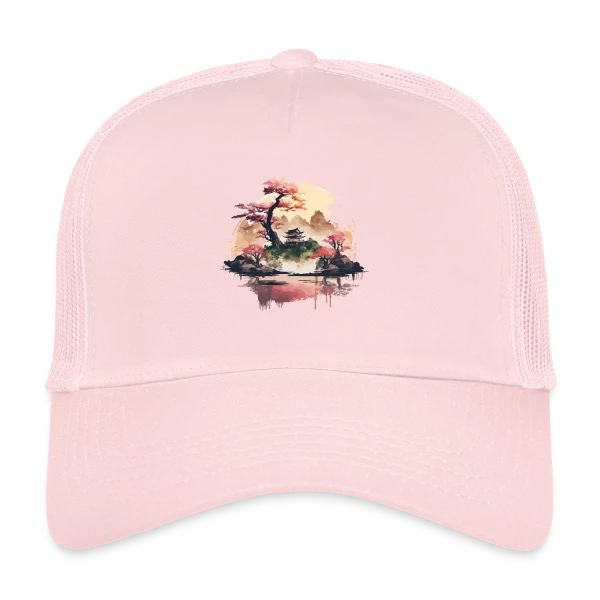 Paysage Japonais Onirique sur Casquette trucker
