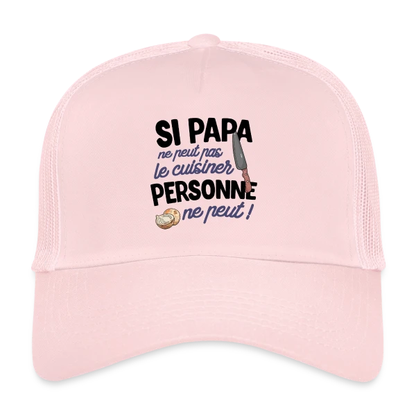 Papa Cuisinier - Le Maître des Fourneaux sur Casquette trucker