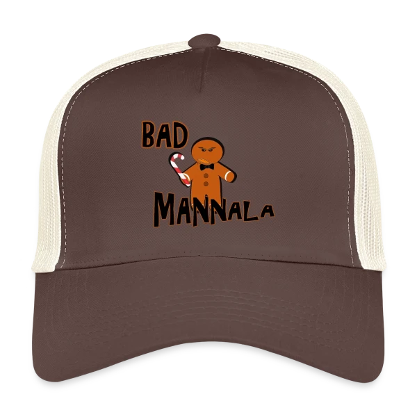 Mannala Alsacien Humour : Brioche de Noël sur Casquette trucker