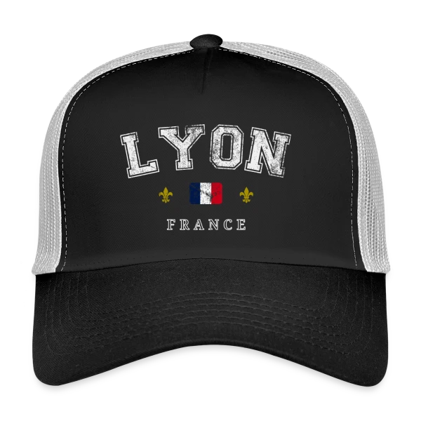 Lyon France Vintage sur Casquette trucker