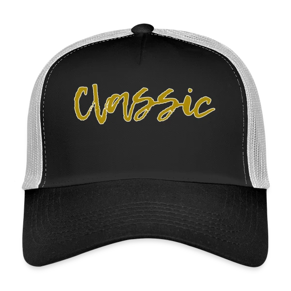 Classique Doré Élégant sur Casquette trucker