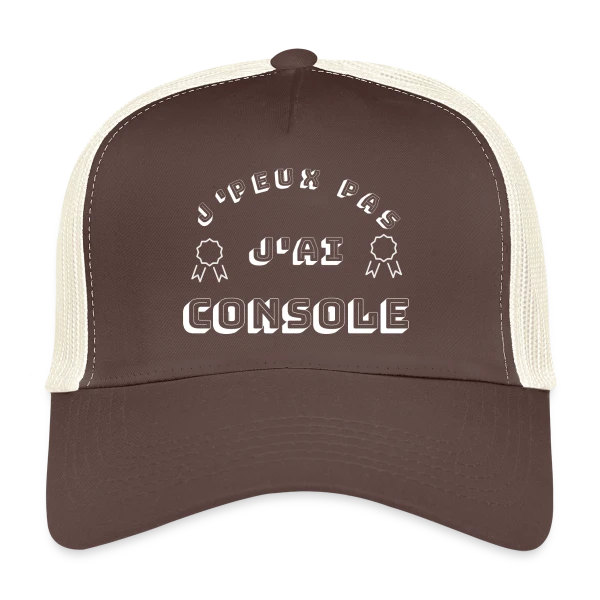 J'Peux Pas J'Ai Console : T-Shirt Humour Gamer sur Casquette trucker