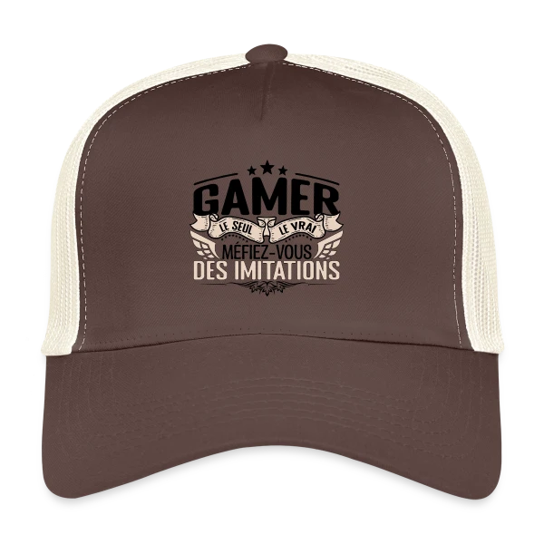 'Le Vrai Gamer' : Méfiez-vous des Imitations sur Casquette trucker