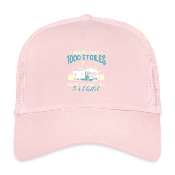Camping-Car Fun: L'Humour du Campeur Passionné sur Casquette trucker