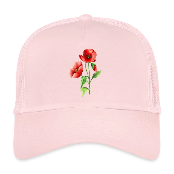 Jardin Fleuri Intemporel sur Casquette trucker