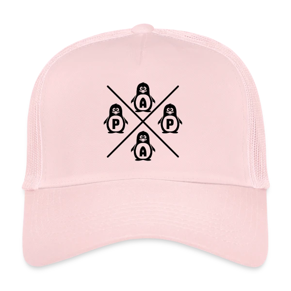 Papa Pingouin Adorable sur Casquette trucker
