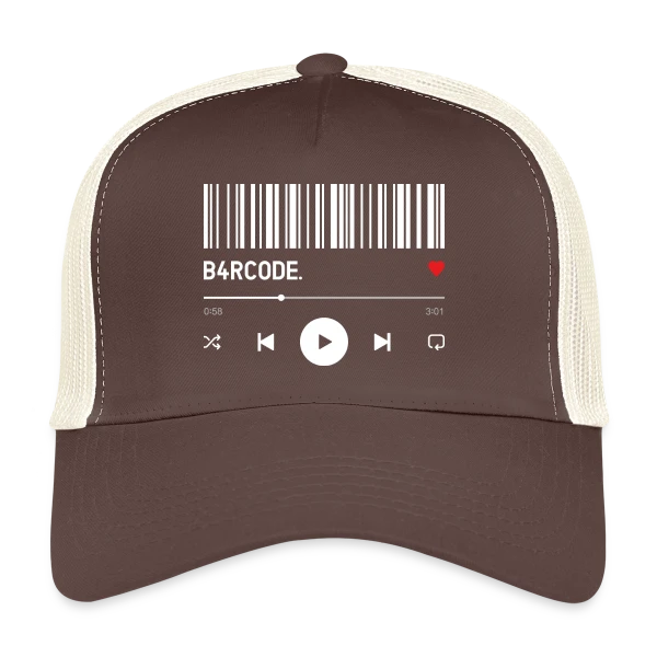 Barre de Lecture Musicale Cœur sur Casquette trucker