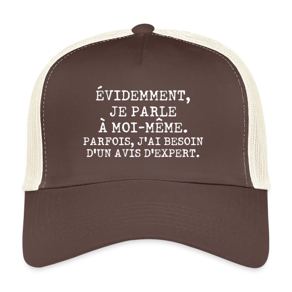 Je Parle à Moi-même : L'Avis de l'Expert Personnel sur Casquette trucker