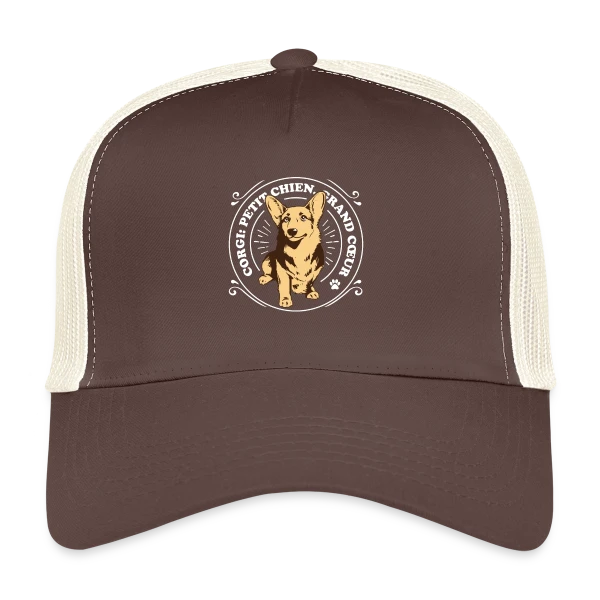 Corgi: Petit Chien, Grand Cœur - Amour Canin sur Casquette trucker