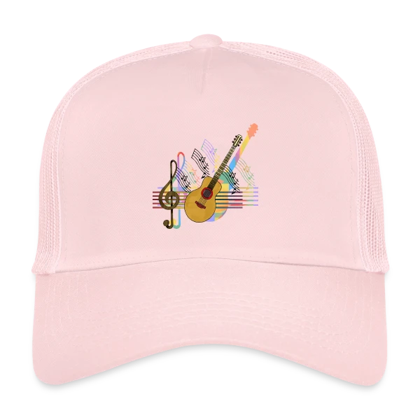 Passion Guitare sur Casquette trucker