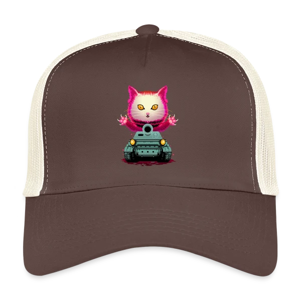 Chat de Guerre : L'Invasion Féline sur Casquette trucker