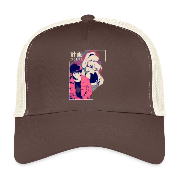 Agents Secrets Anime Rétro 80s/90s - Projet Delta sur Casquette trucker