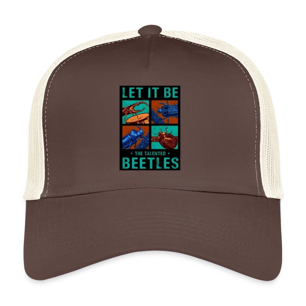 The Beetles : Insectes Musiciens Rock sur Casquette trucker