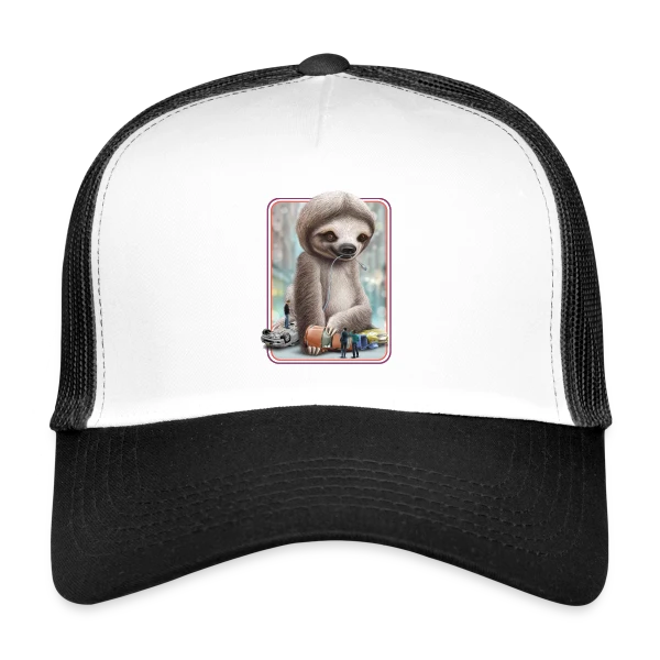Attaque de Paresseux Géant sur Casquette trucker