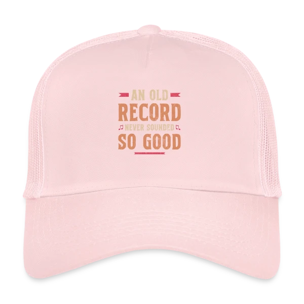 Collectionneur Vinyle Plattenspieler sur Casquette trucker