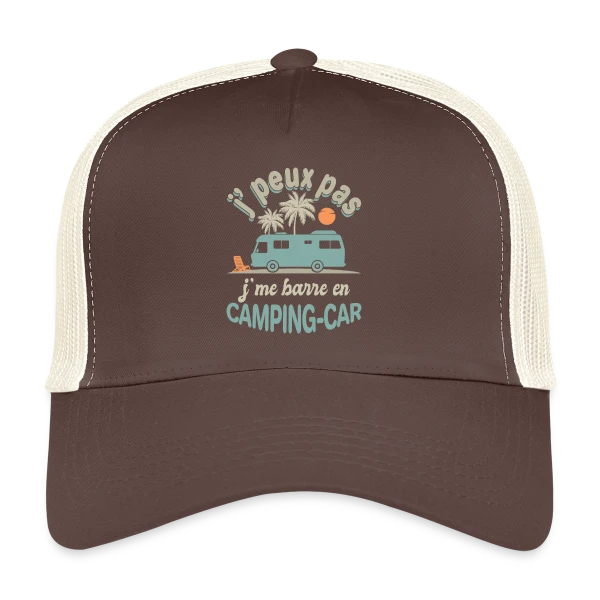 Je Me Barre en Camping-Car à Agadir! Humour Retraite sur Casquette trucker
