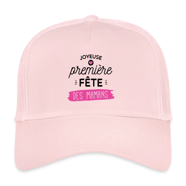 'Joyeuse Première Fête des Mères' - Cadeau Jeune Maman sur Casquette trucker
