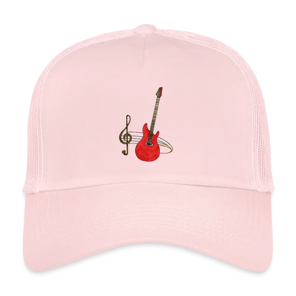 Guitare Passion sur Casquette trucker