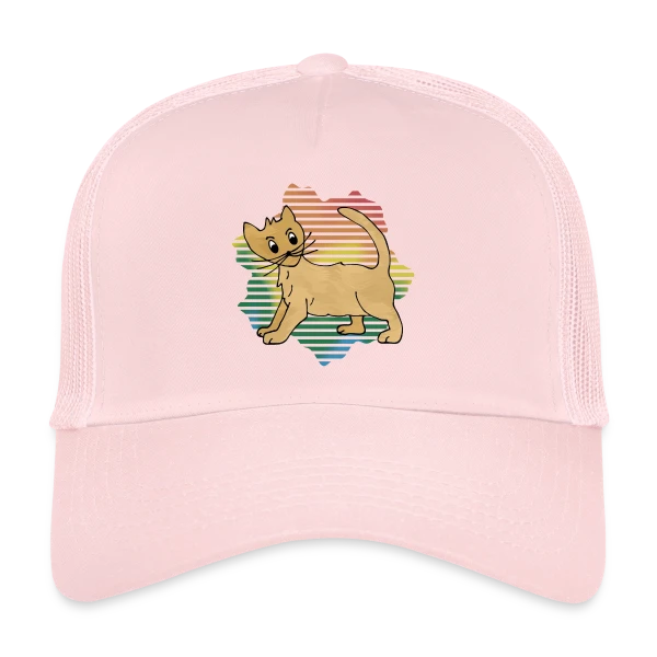Mon Chat Adoré sur Casquette trucker