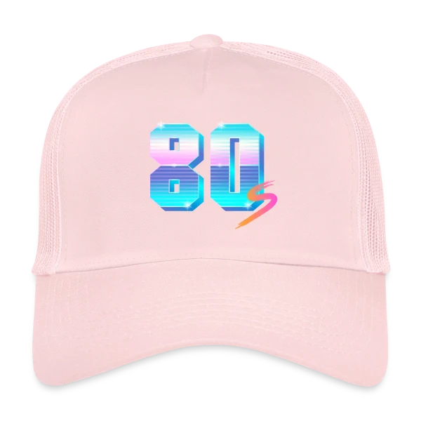 Années 80 Holographique sur Casquette trucker