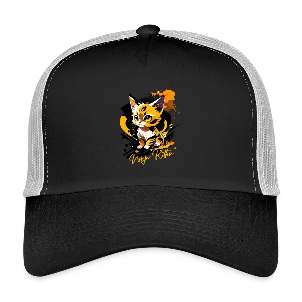 Chaton Ninja Urbain sur Casquette trucker