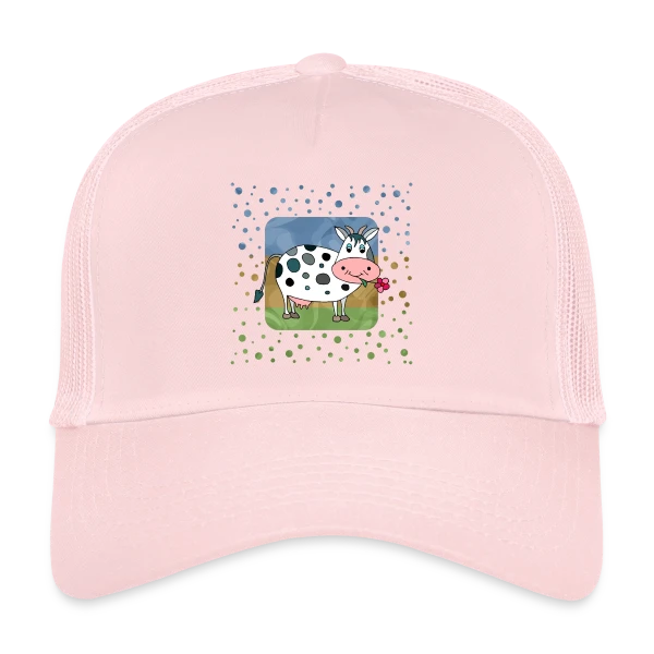 La Vache Joyeuse sur Casquette trucker