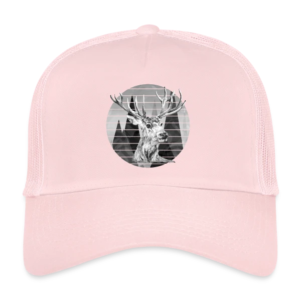 Cerf Majestueux sur Casquette trucker