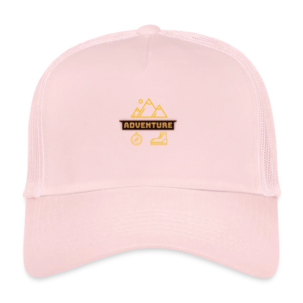 Icônes d'Aventure Montagne sur Casquette trucker