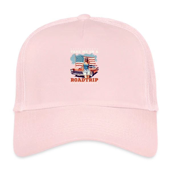 Roadtrip Américain Rétro sur Casquette trucker